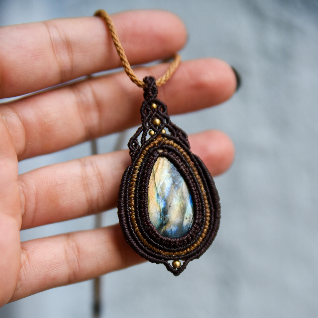 Colgante con Labradorita