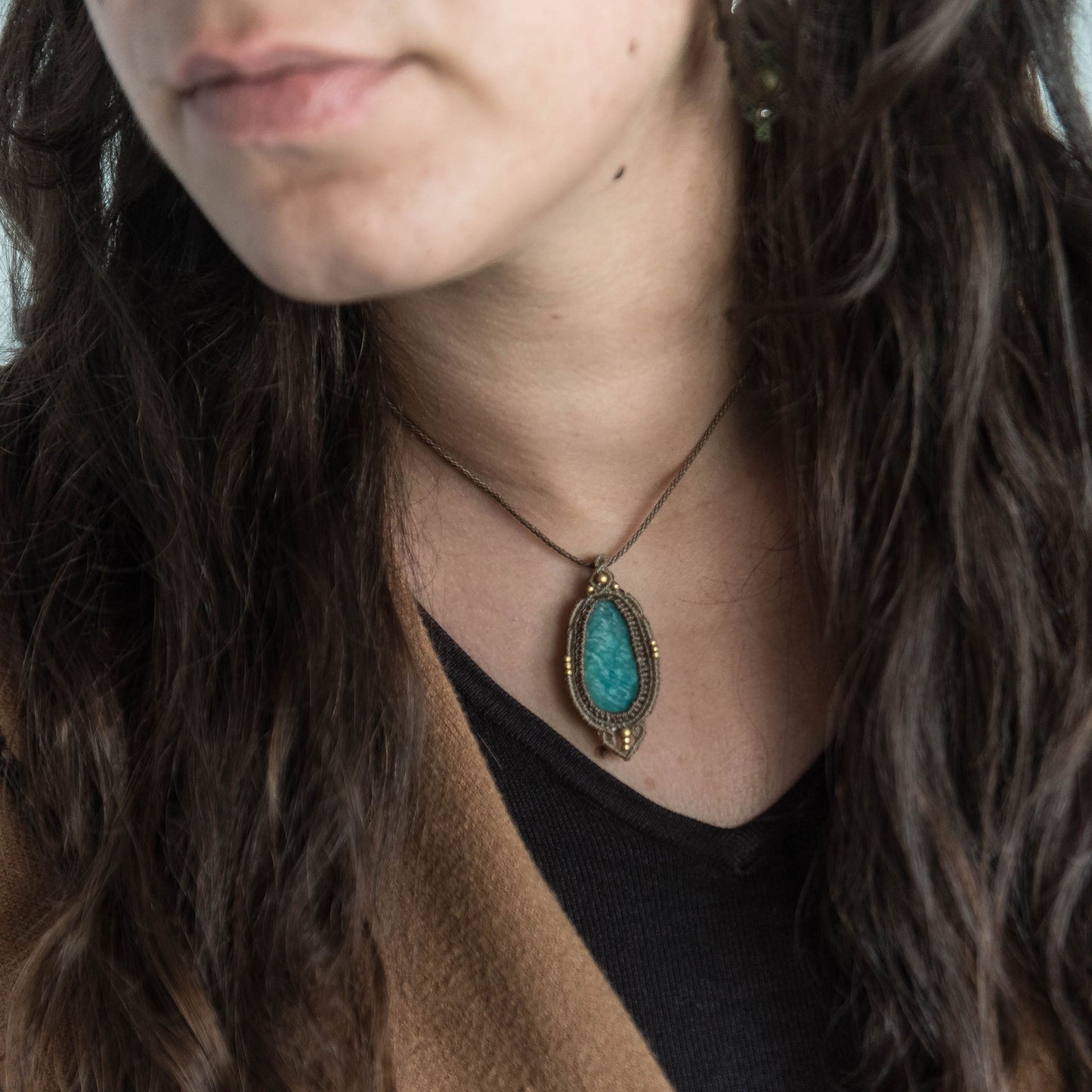 Colgante con Amazonita