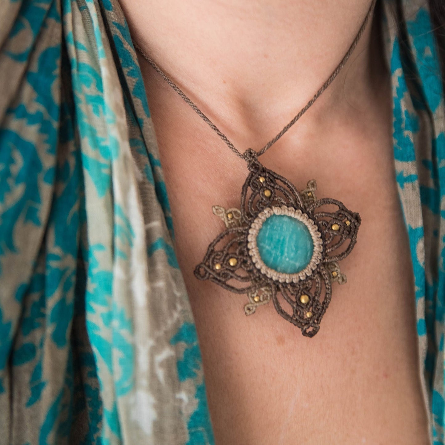 Mandala con Amazonita