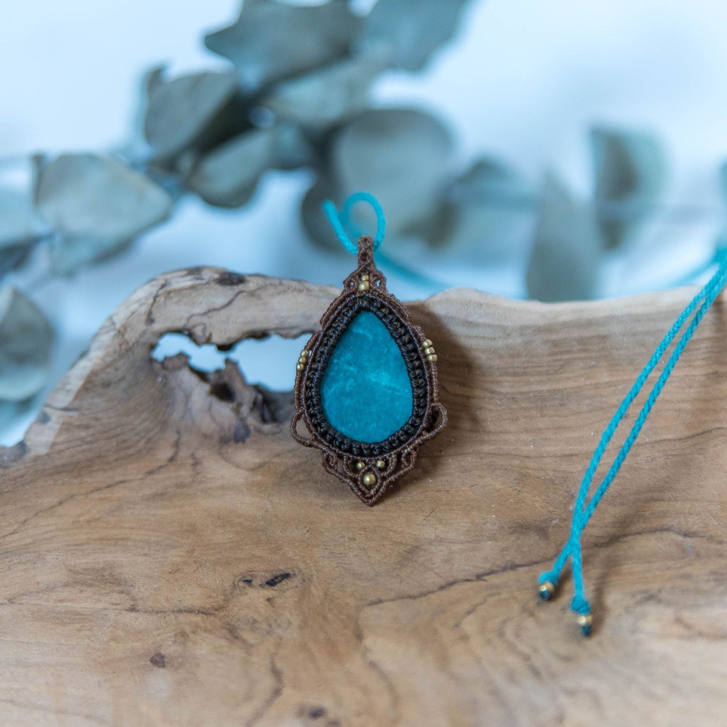 Colgante con Amazonita