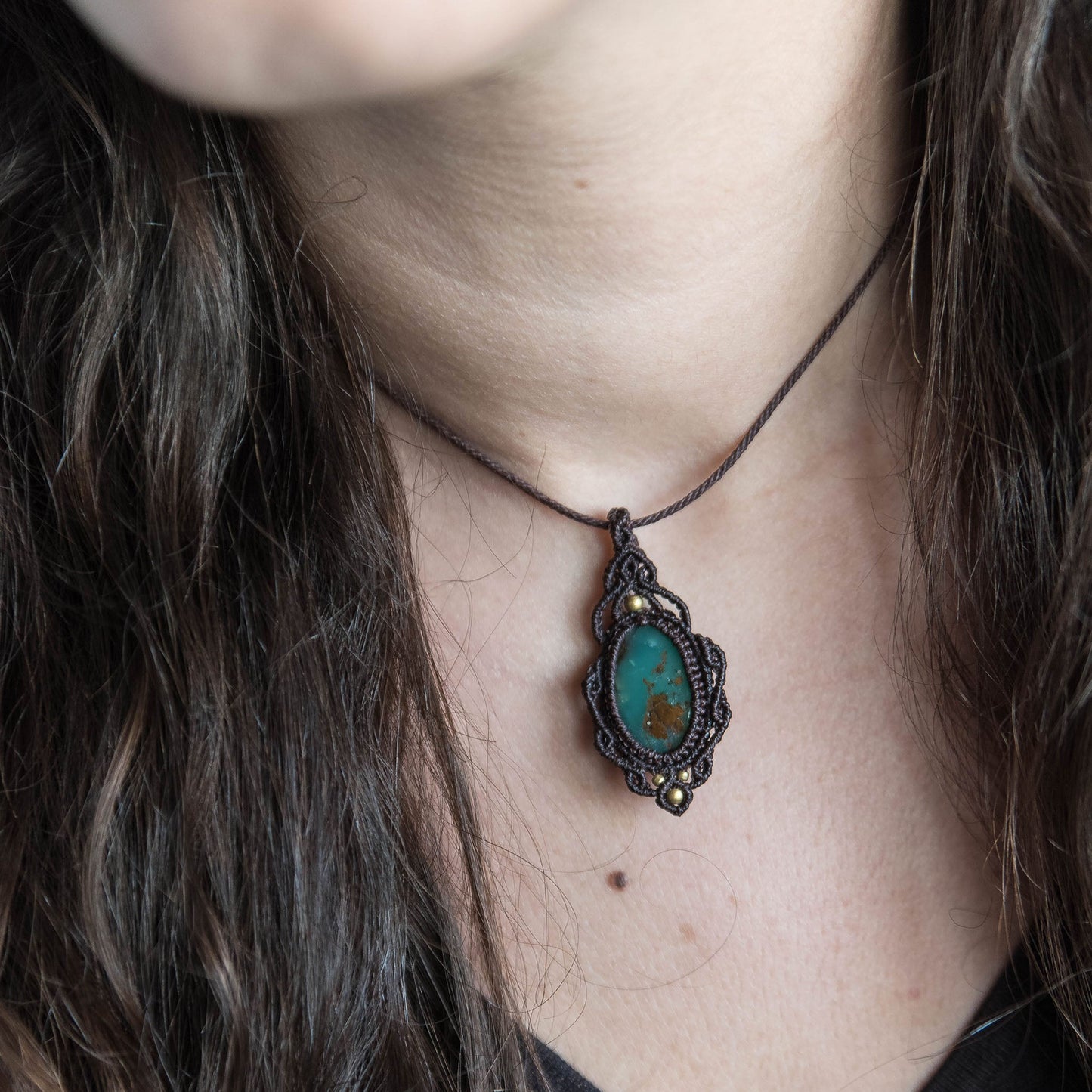 Collar con Crisoprasa
