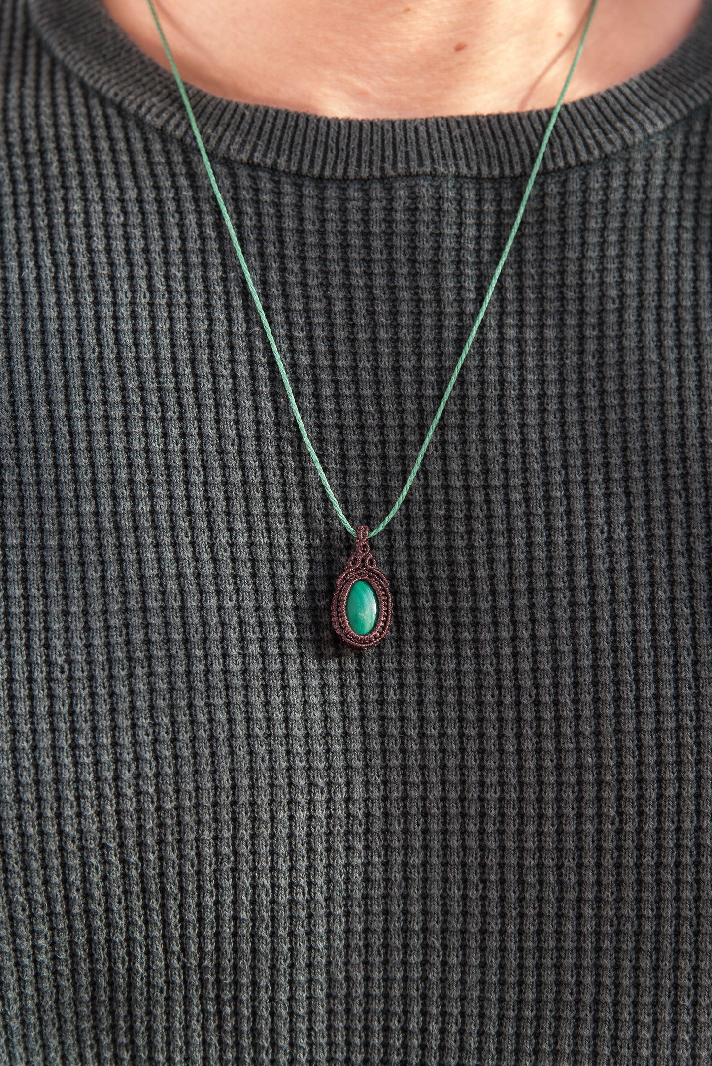 Collar con Malaquita
