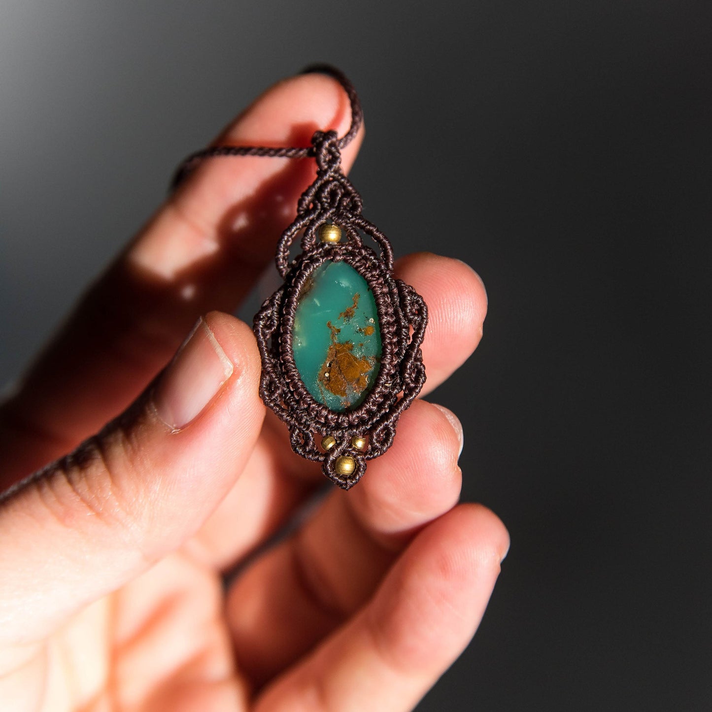 Collar con Crisoprasa