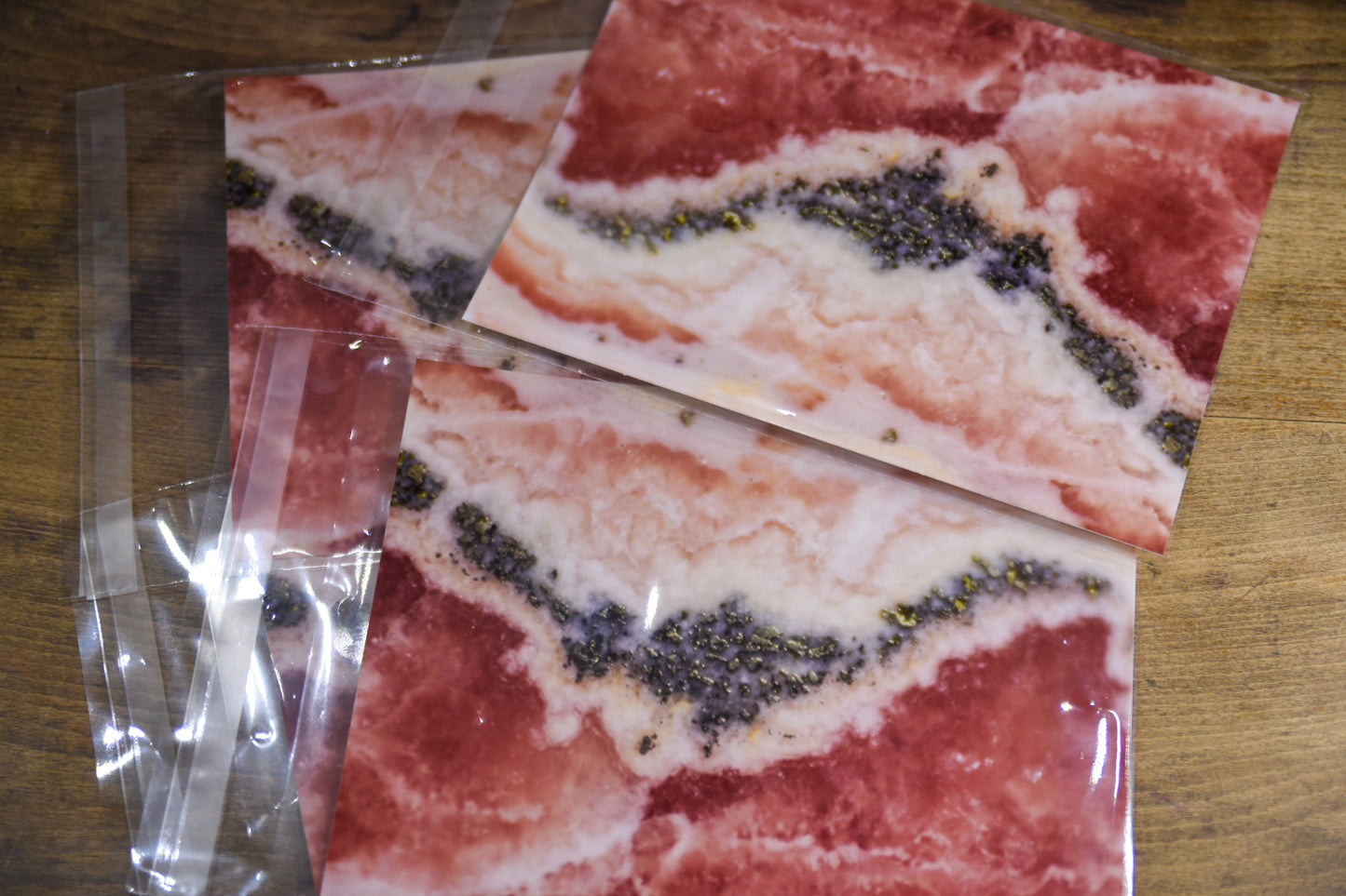 Lámina de Rodocrosita