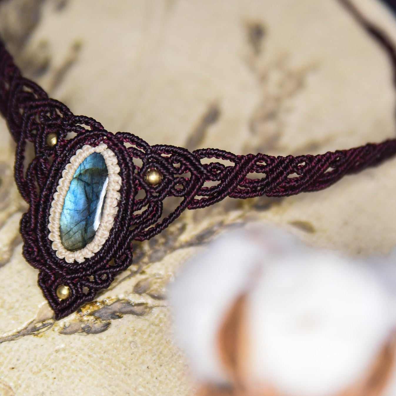 Gargantilla con Labradorita