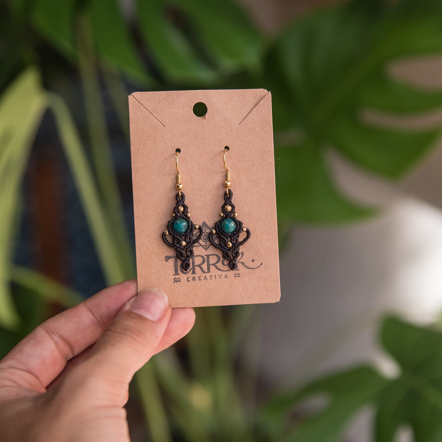 Pendientes Acuario con Amazonita