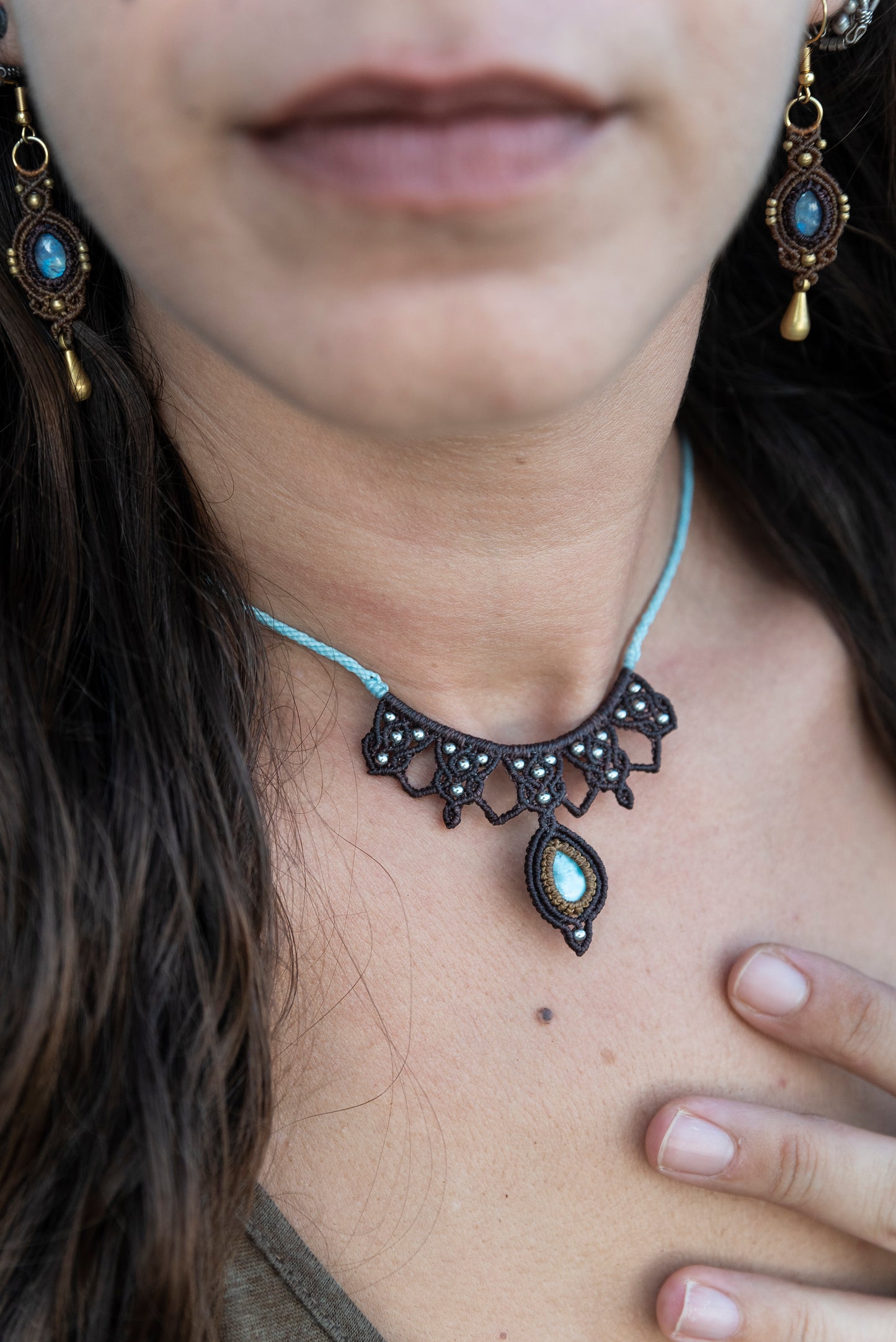 Collar con Larimar