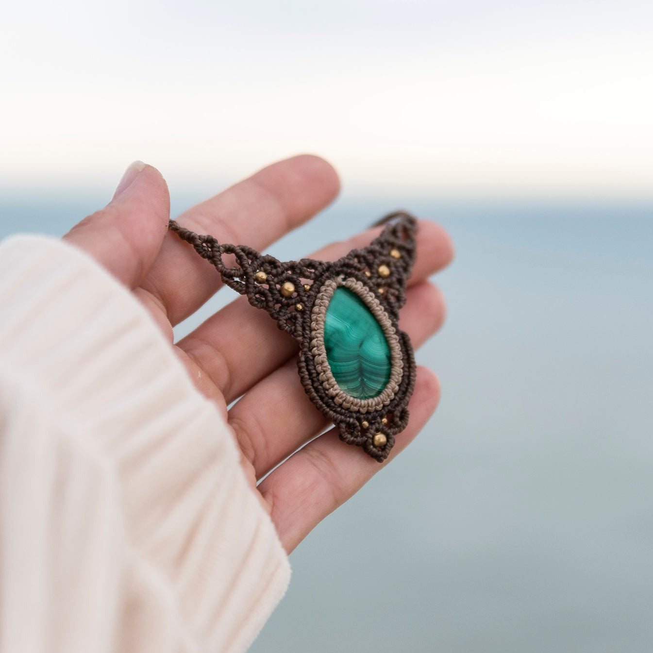 Gargantilla con Malaquita