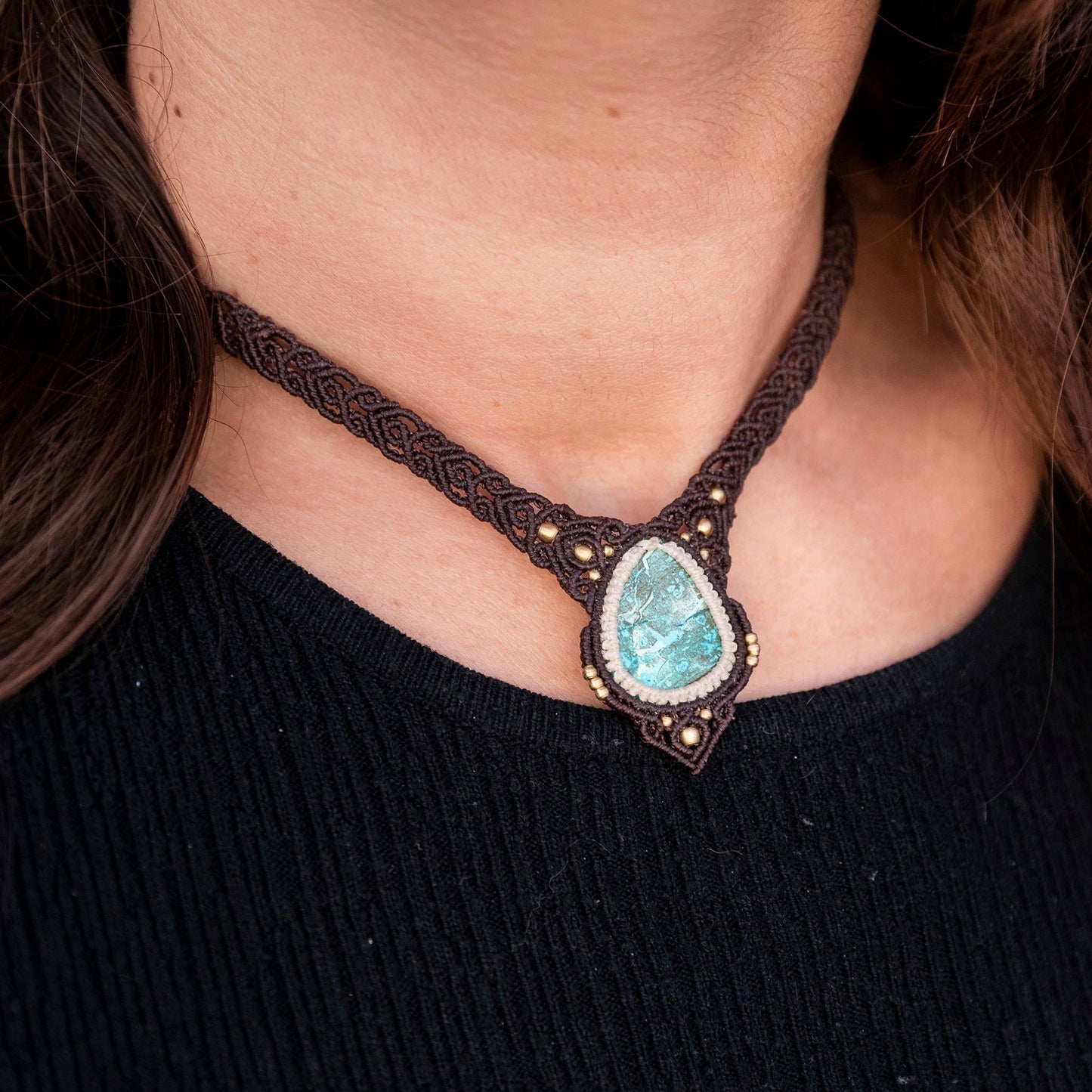 Gargantilla con Crisocola