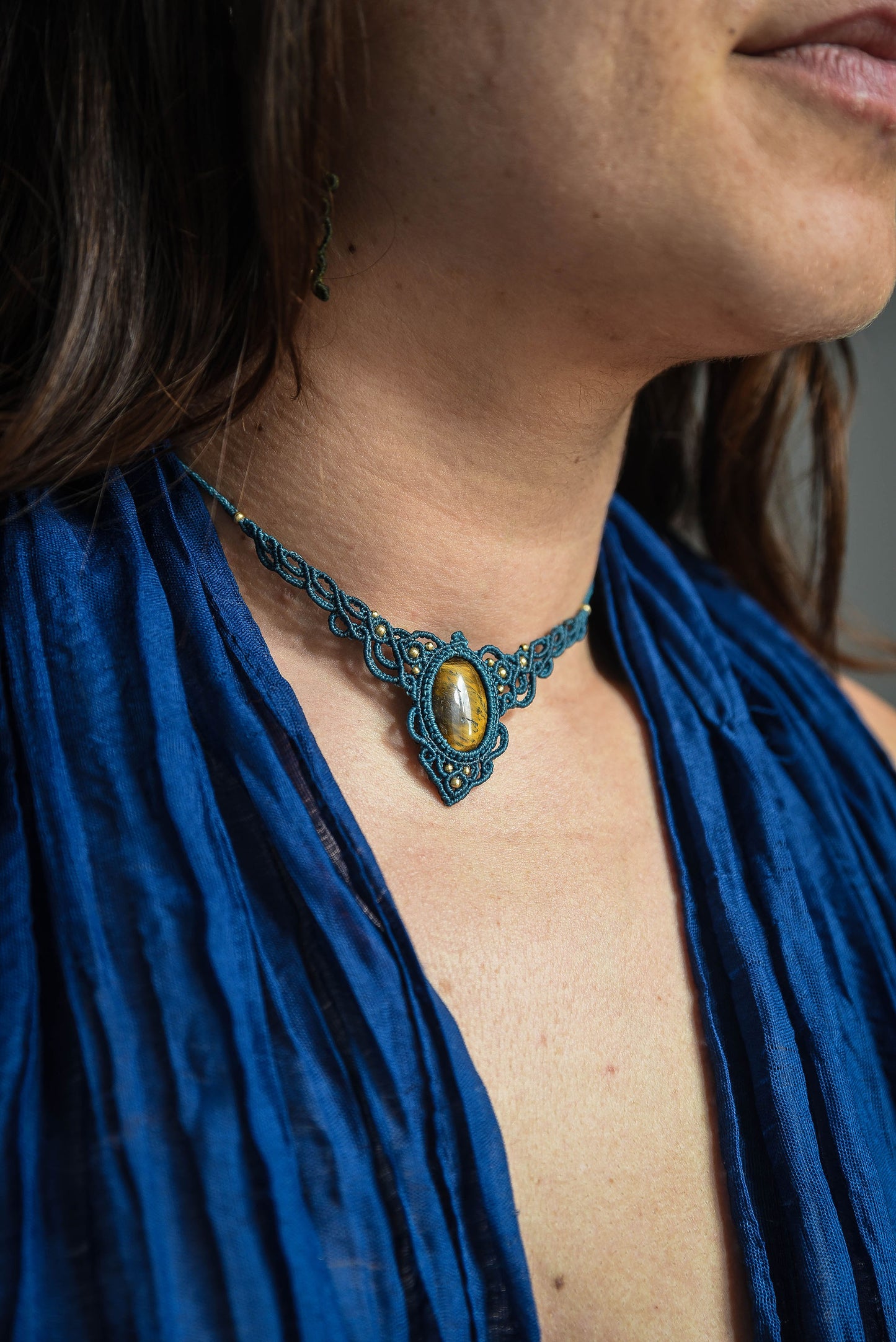 Gargantilla con Ojo de tigre