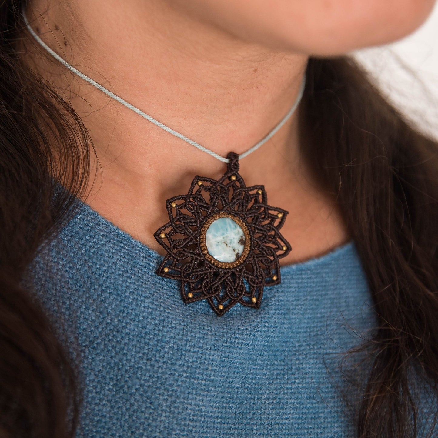 Mandala con Larimar