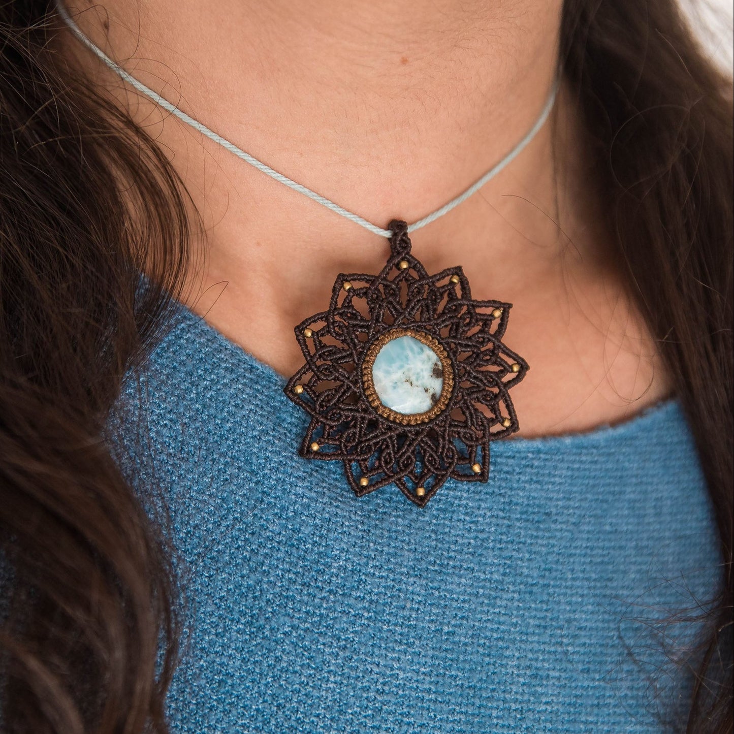 Mandala con Larimar