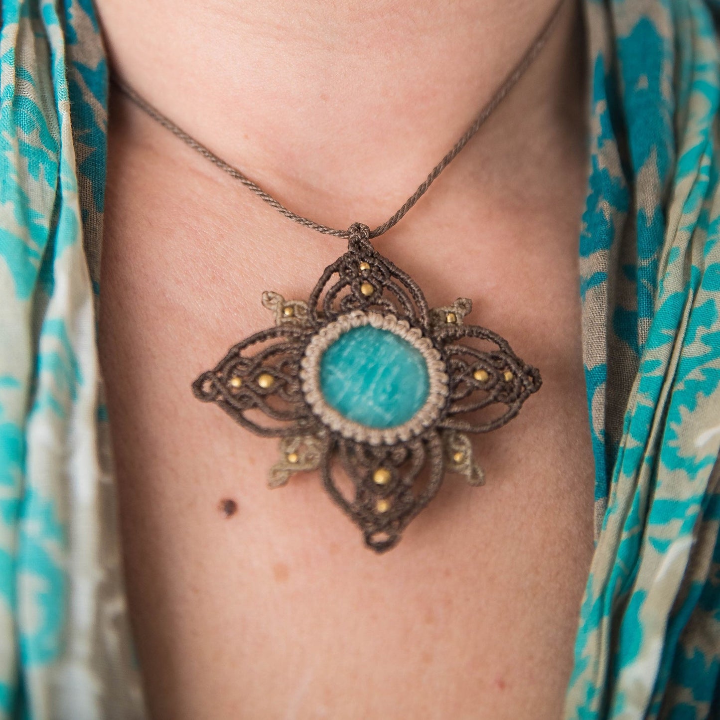 Mandala con Amazonita