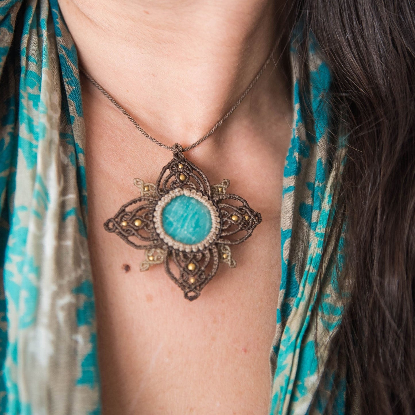 Mandala con Amazonita