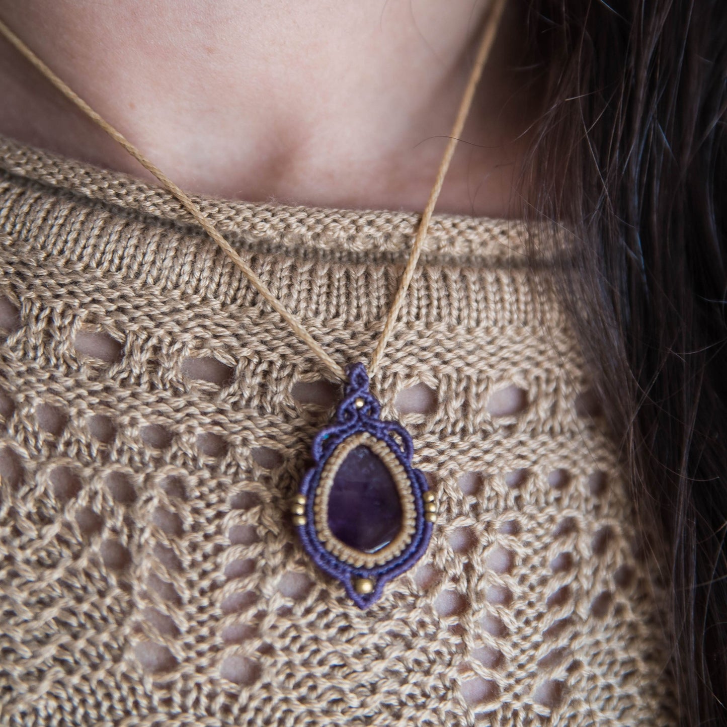 Colgante con Amatista