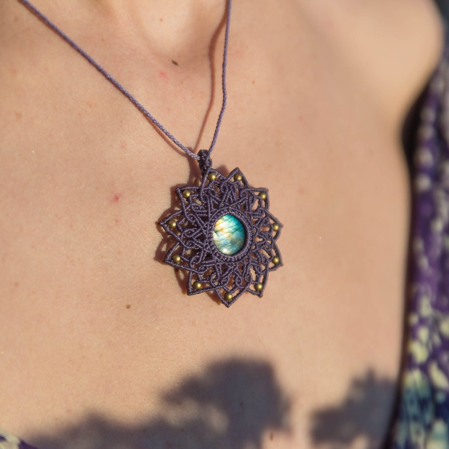 Mandala con Labradorita