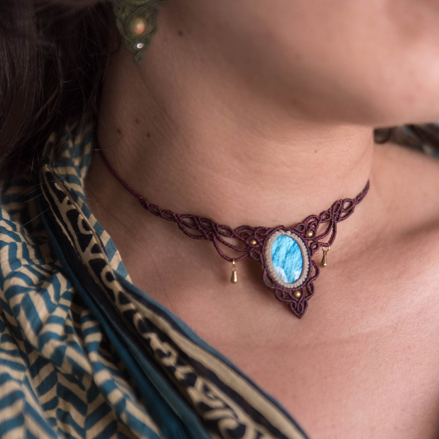 Gargantilla con Labradorita