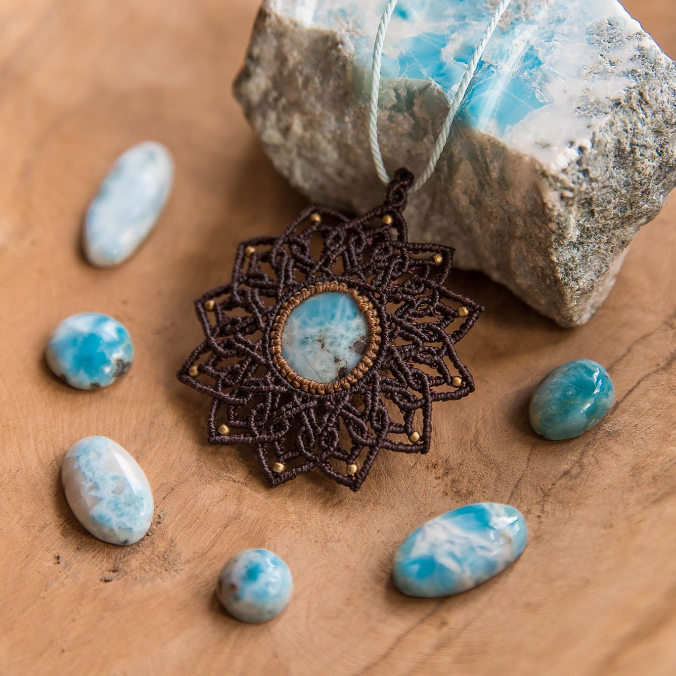Mandala con Larimar