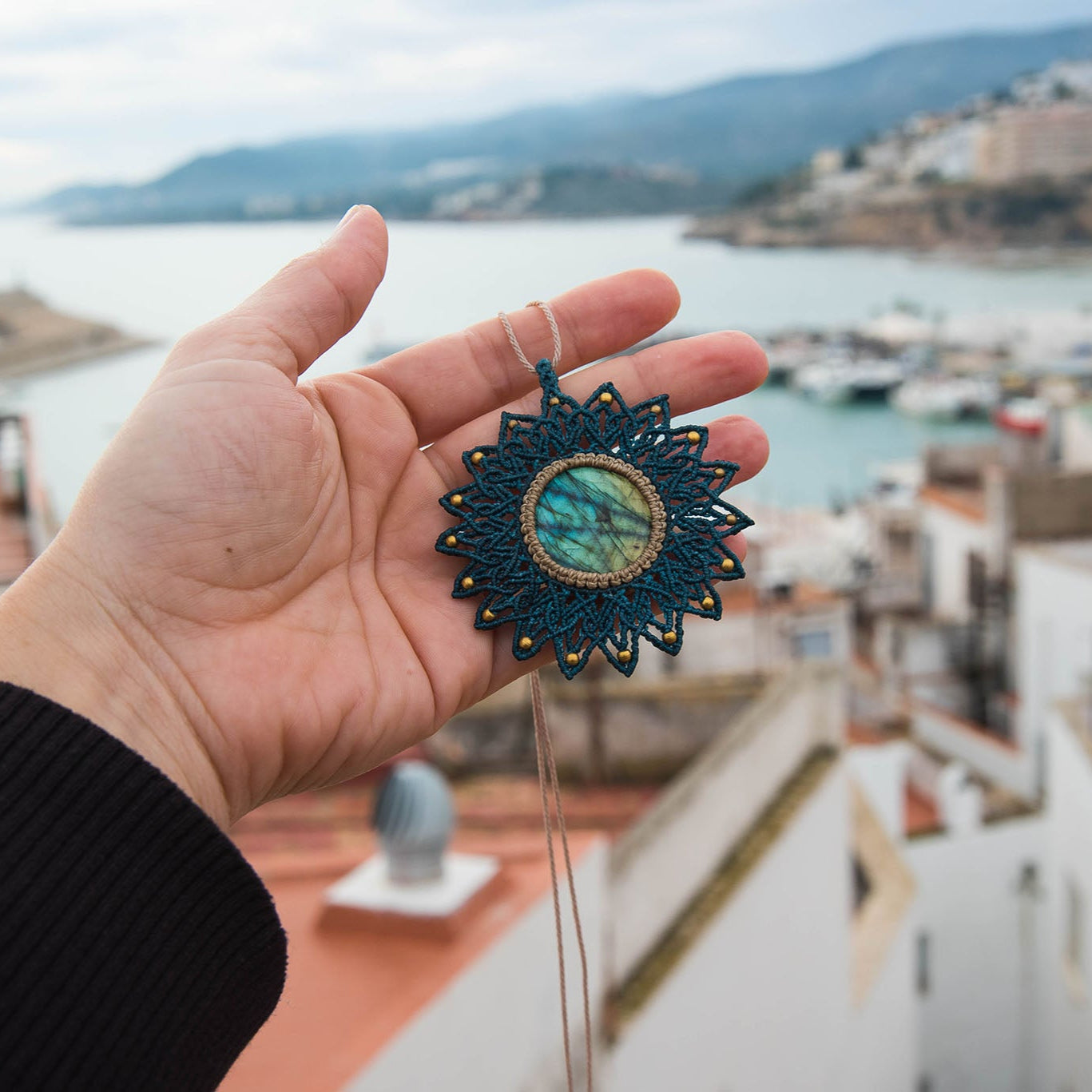 Mandala con Labradorita