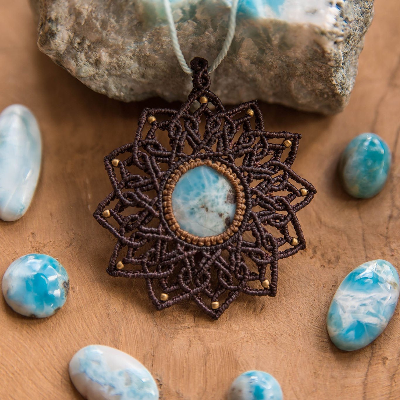 Mandala con Larimar