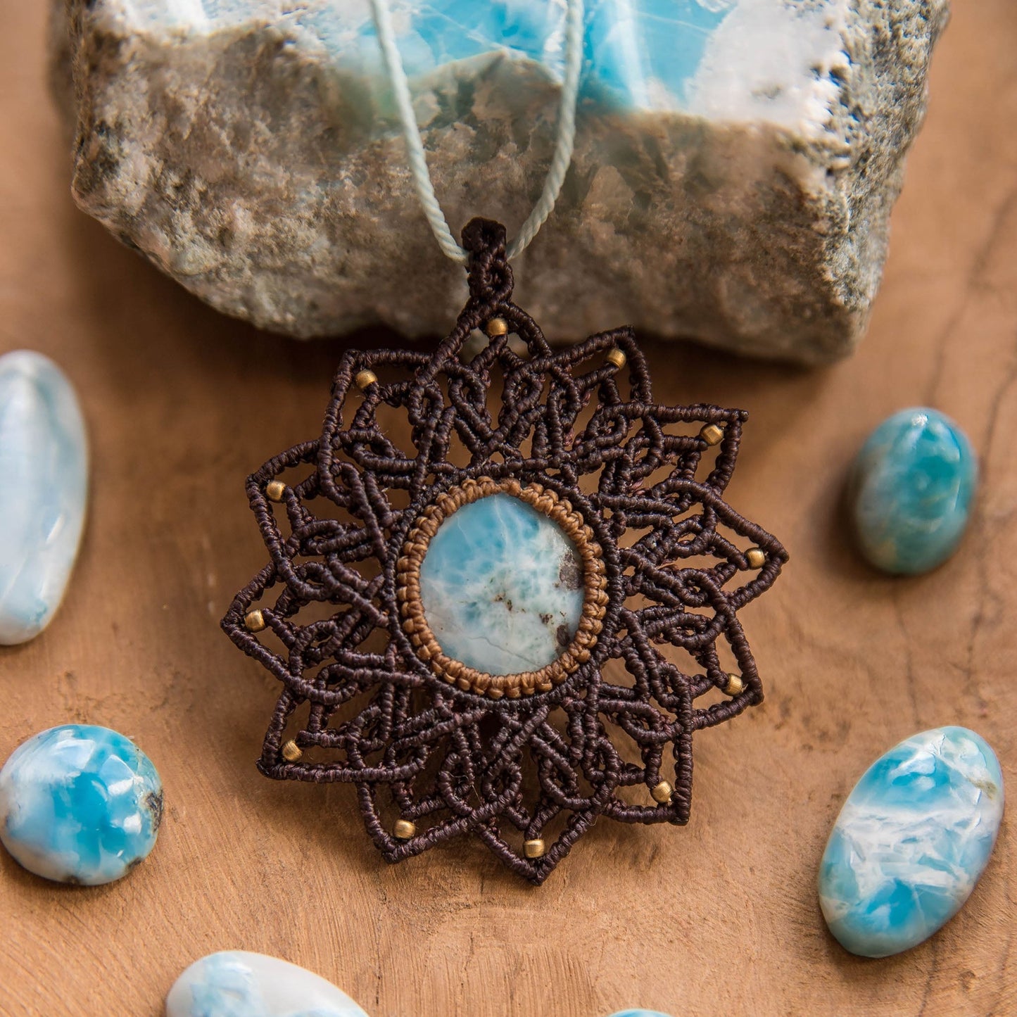 Mandala con Larimar