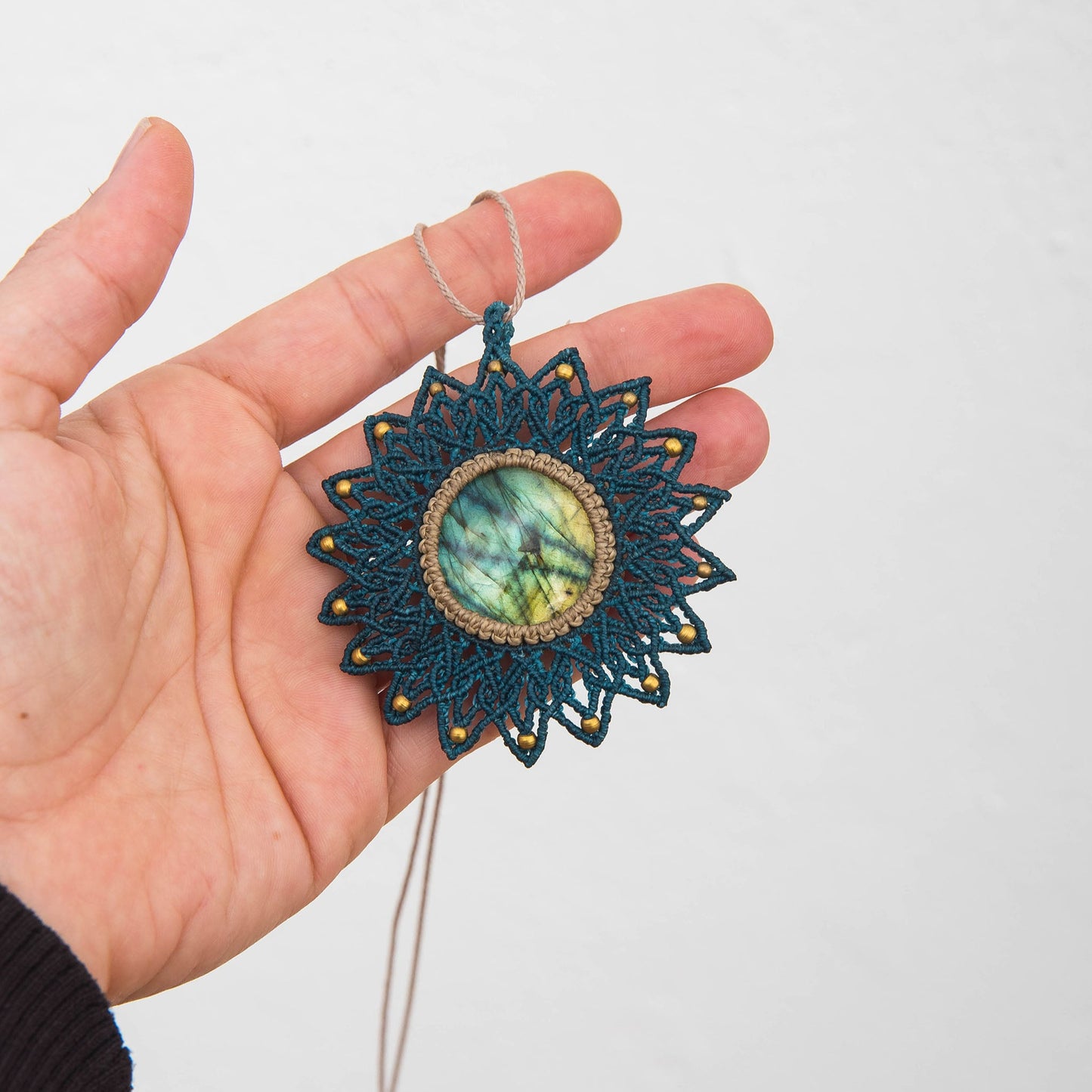 Mandala con Labradorita