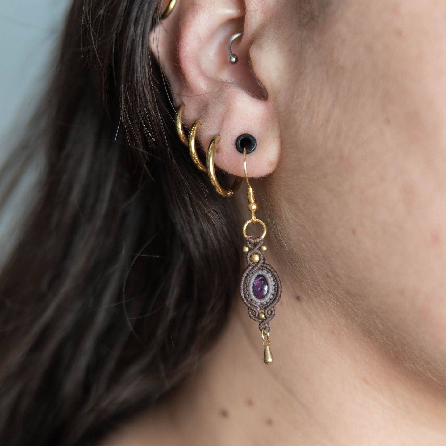 Pendientes con Amatistas