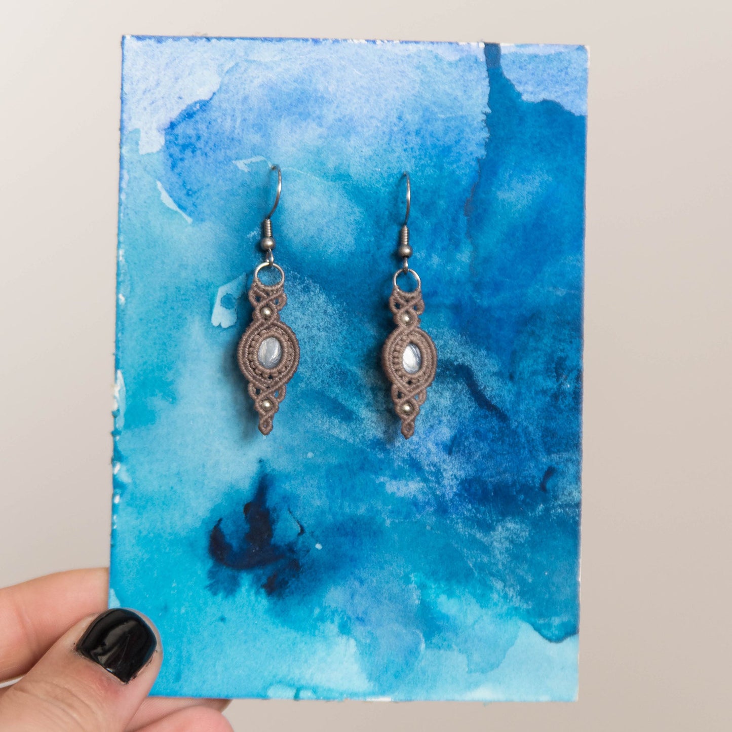 Pendientes con Cianitas