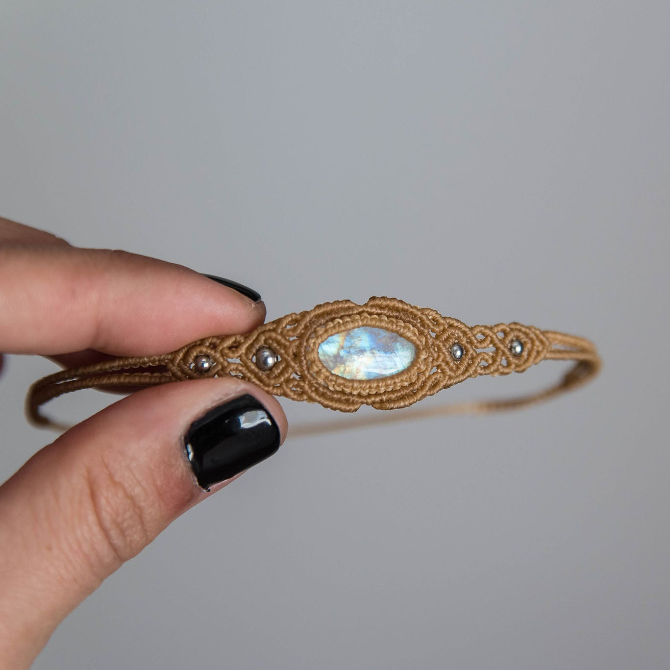 Pulsera con Piedra Lunar