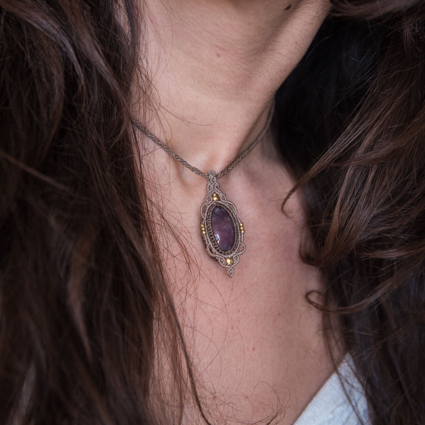 Necklace with Amethyst