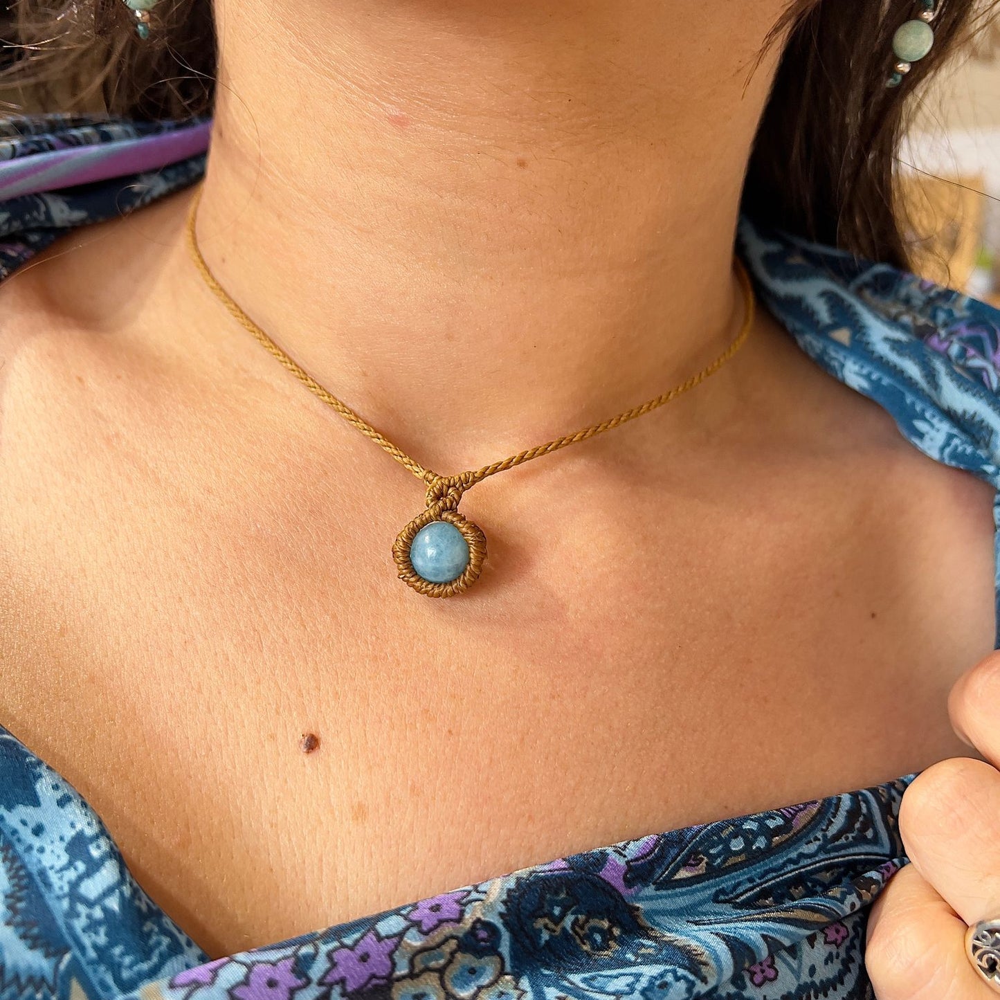 Collares Aguamarina
