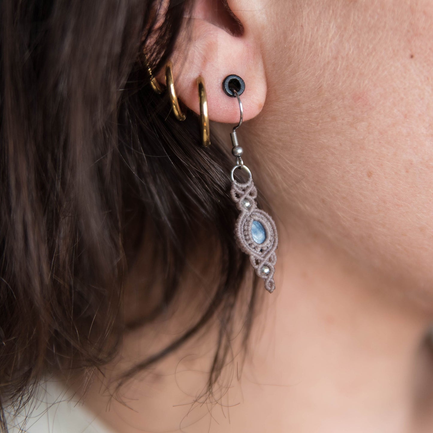 Pendientes con Cianitas