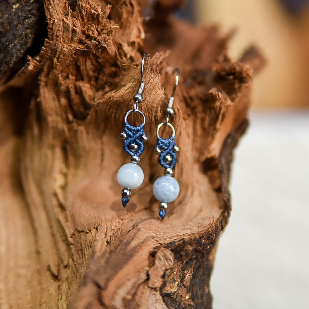 Pendientes con Aguamarina