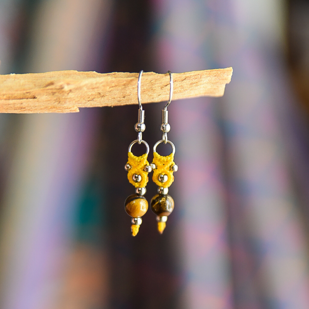 Pendientes con Ojo de tigre