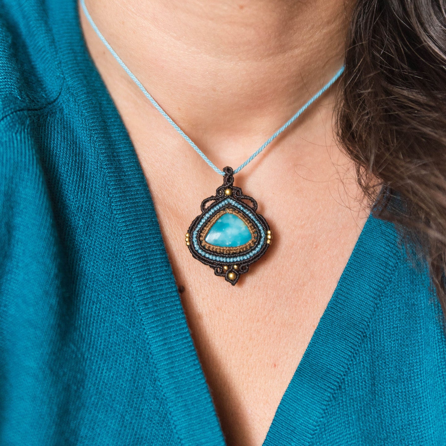 Colgante con Smithsonita