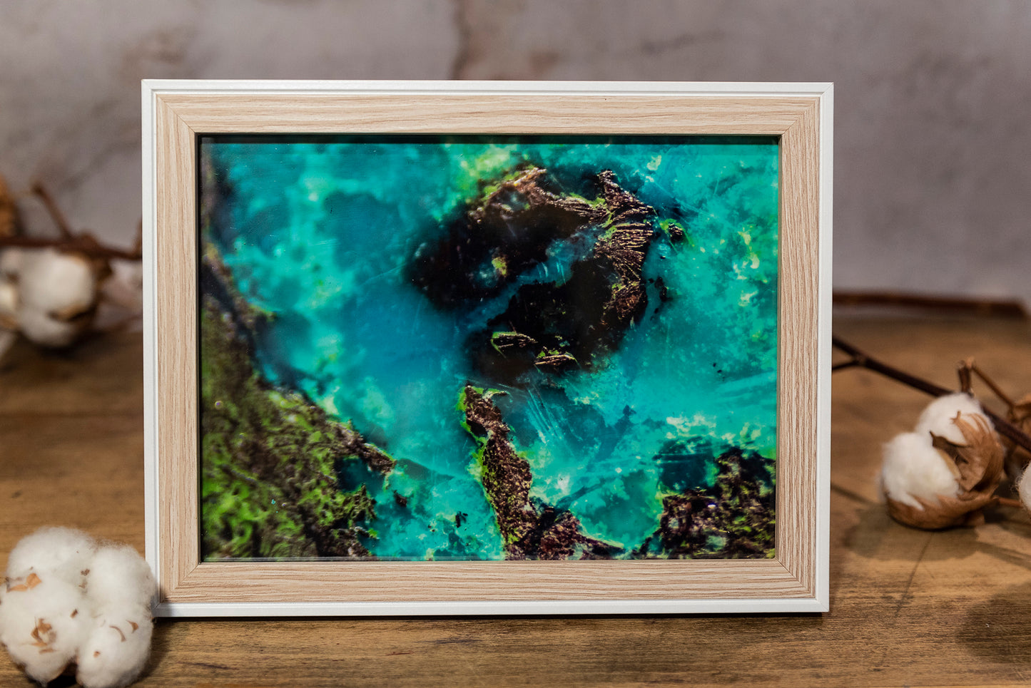 Lámina de Crisocola Shattuckita