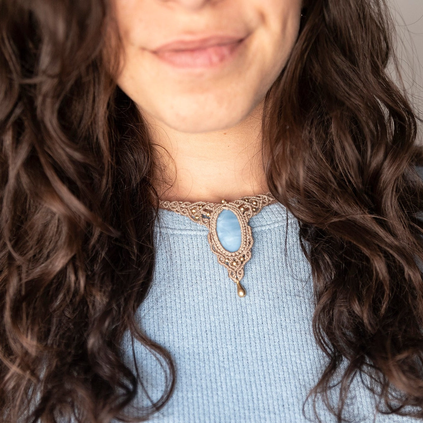 Gargantilla con Ópalo azul