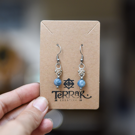 Pendientes con Cianita