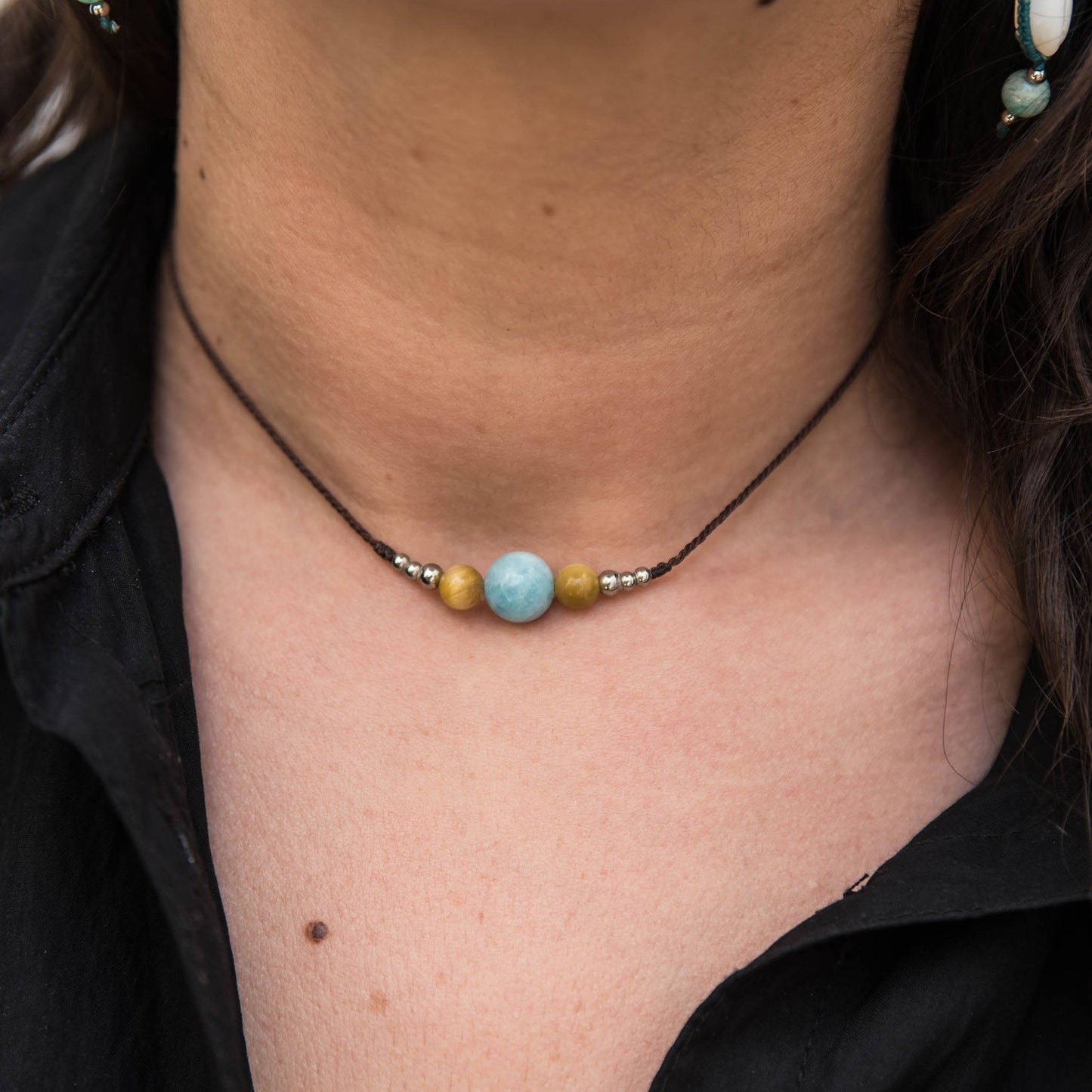 Chokers con minerales