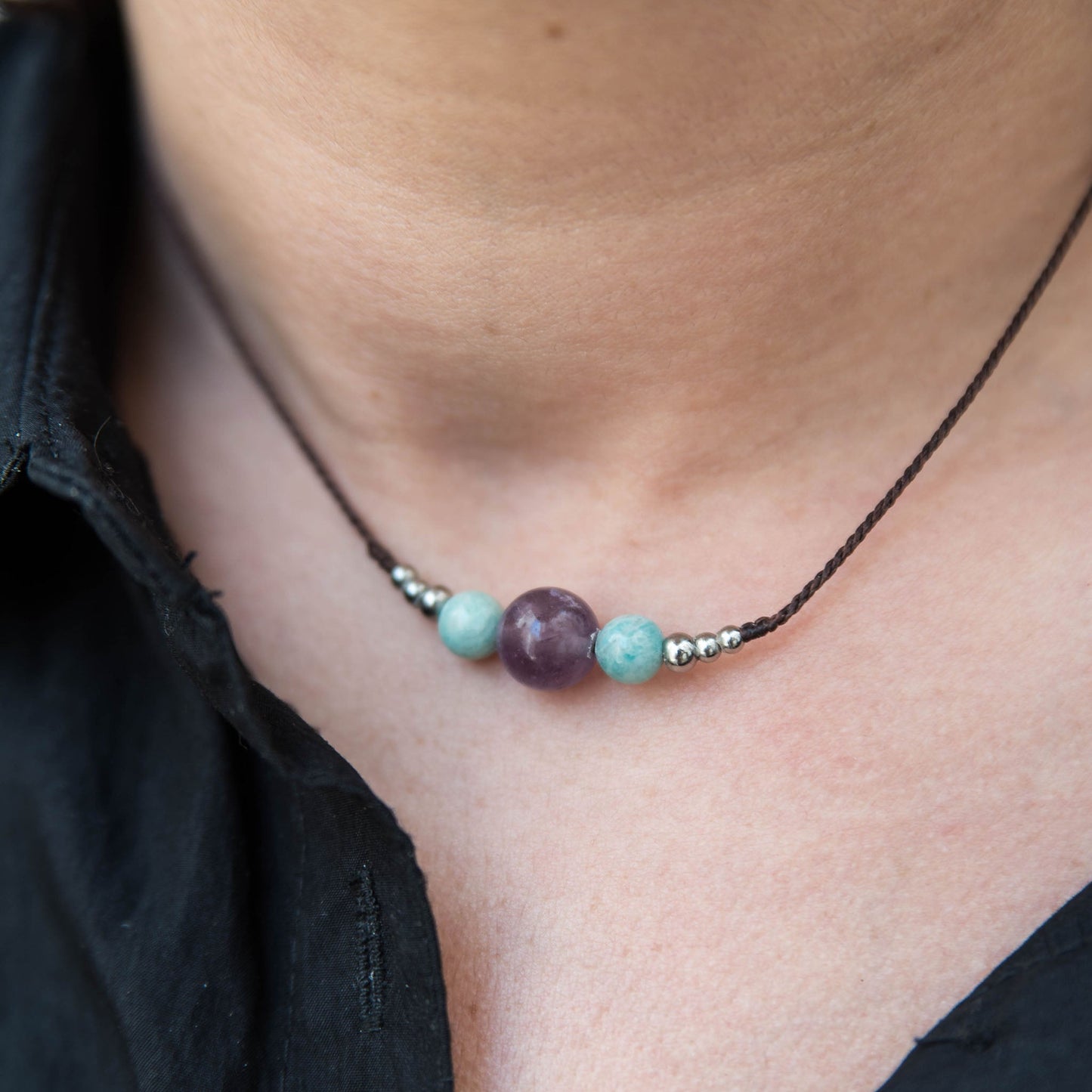 Chokers con minerales