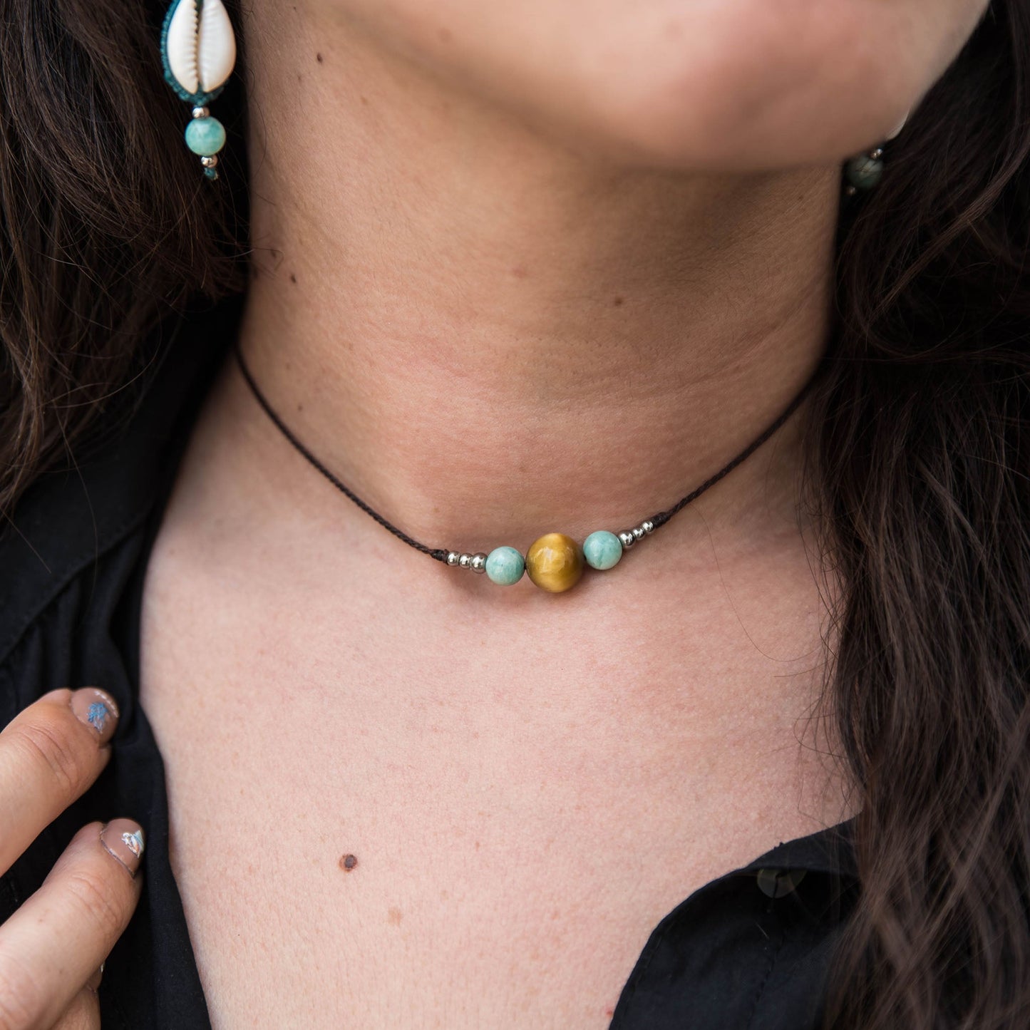 Chokers con minerales