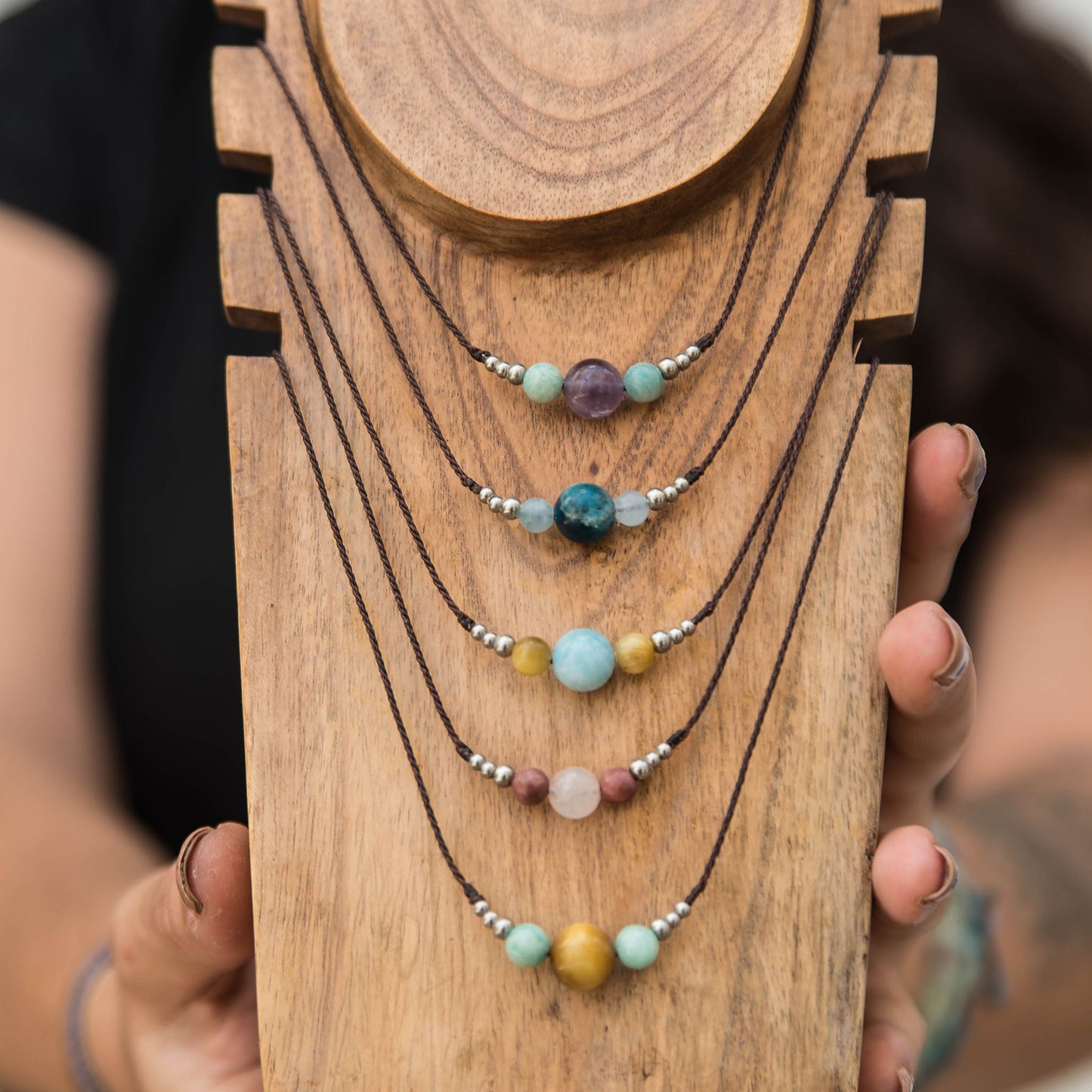 Chokers con minerales