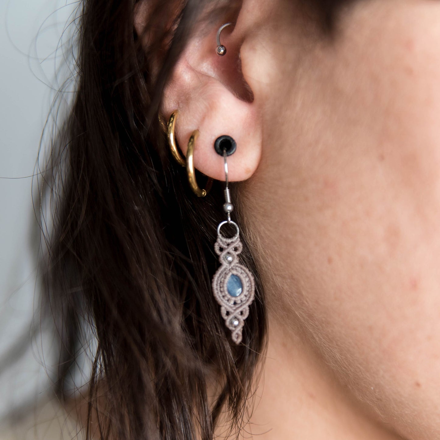 Pendientes con Cianitas