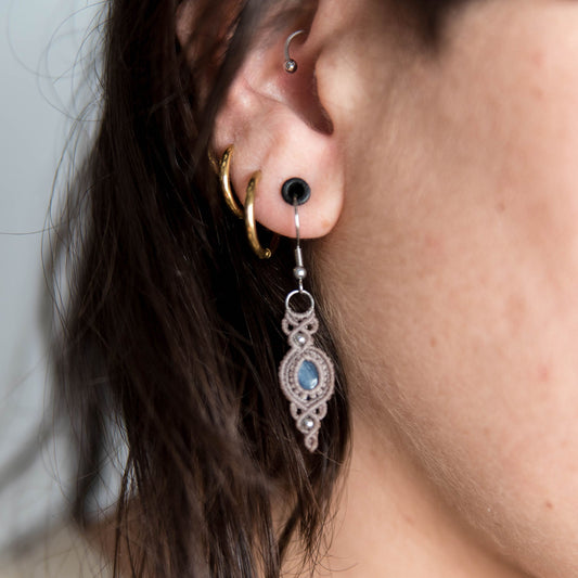 Pendientes con Cianitas
