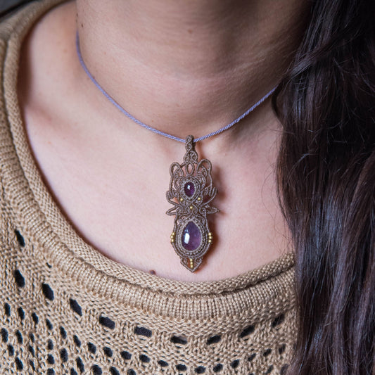 Collar con Amatistas