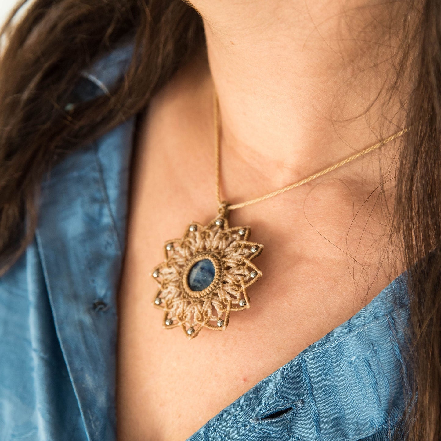 Mandala con Cianita