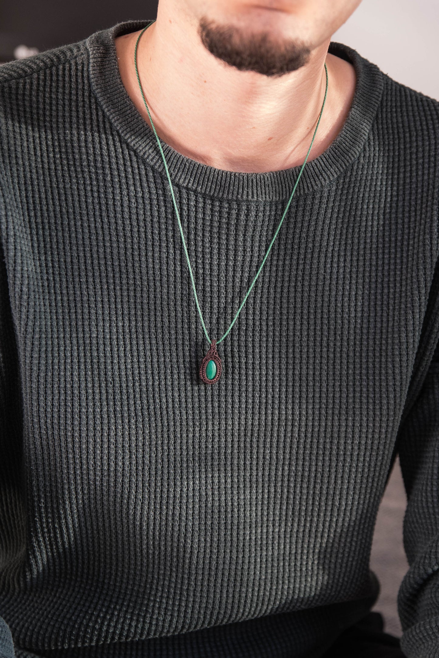 Collar con Malaquita