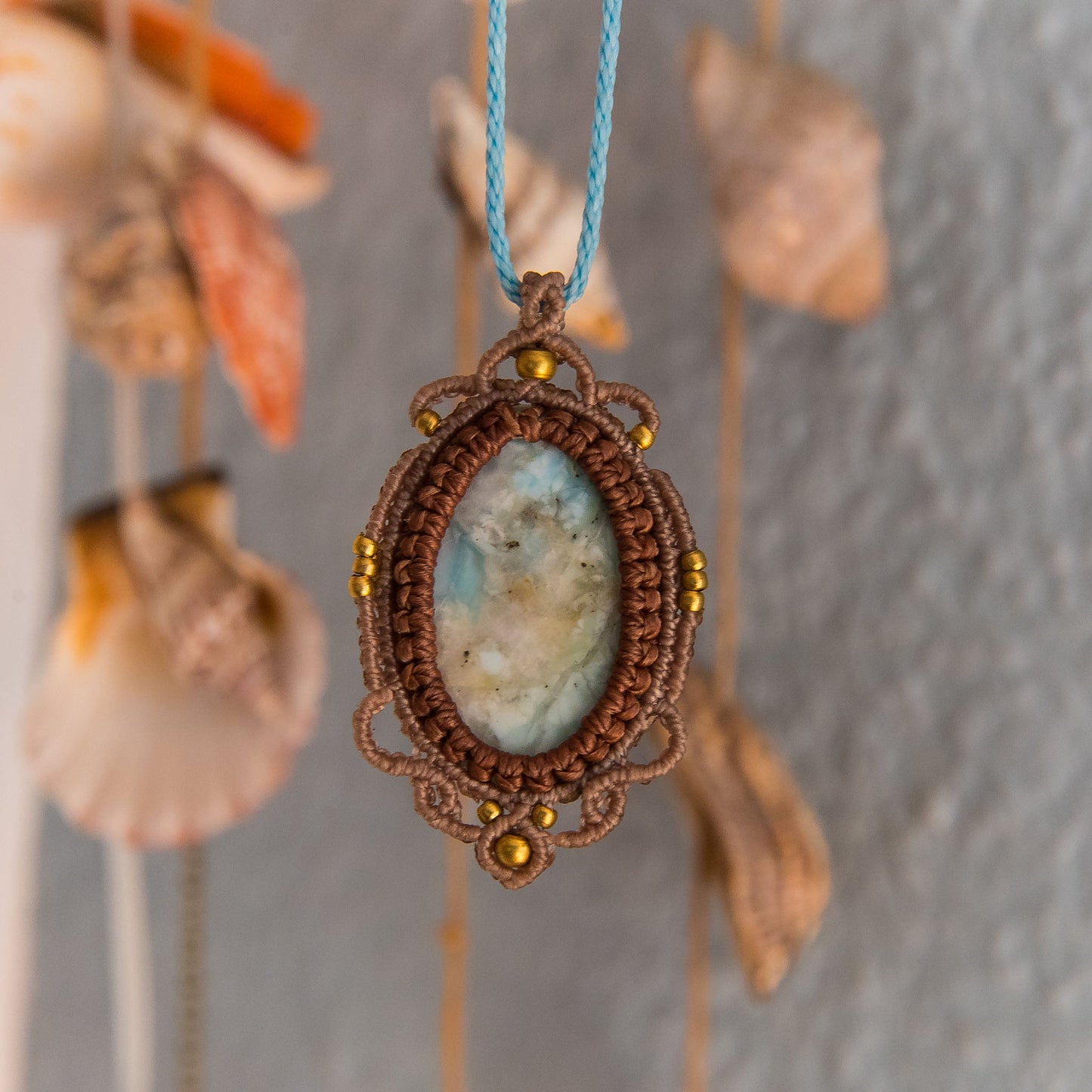 Necklace with Larimar
