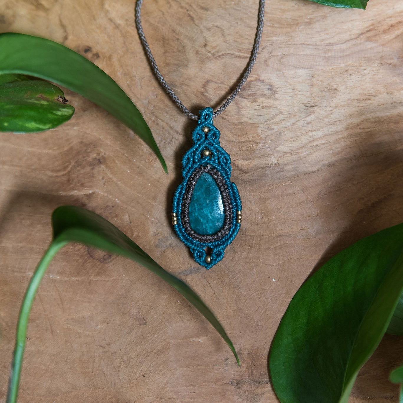 Necklace with Amazonite