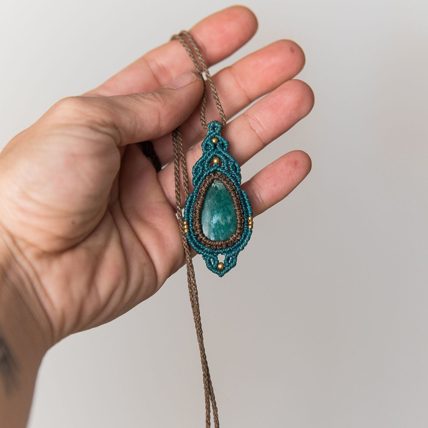 Necklace with Amazonite